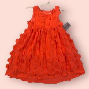 Cat & Jack Sunrise Coral Dress Size 3T